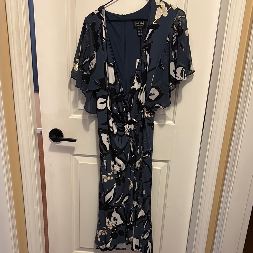 Joseph Ribkoff Elegant Blue Dress